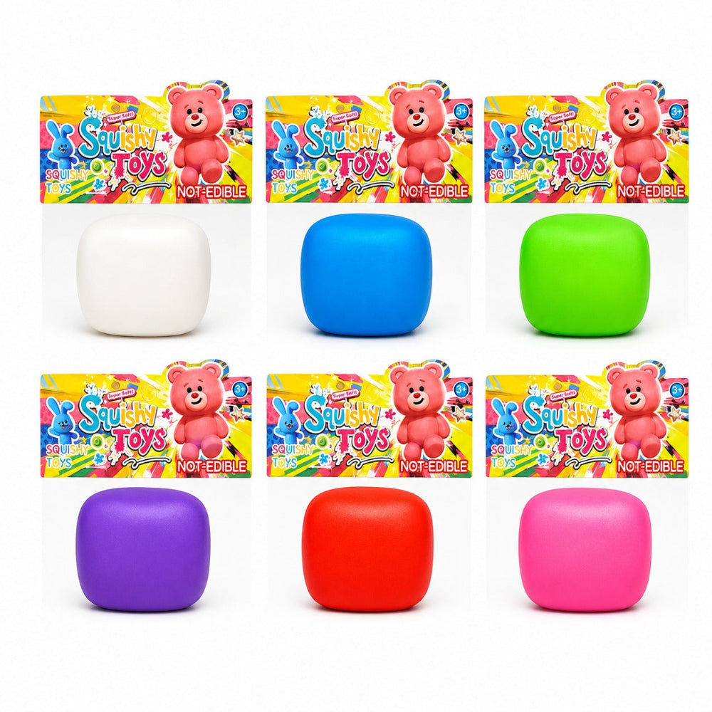 Squishy Cube Αντιστρές Παιχνίδι 5 εκ σε 6 Χρώματα - 1 Τεμάχιο