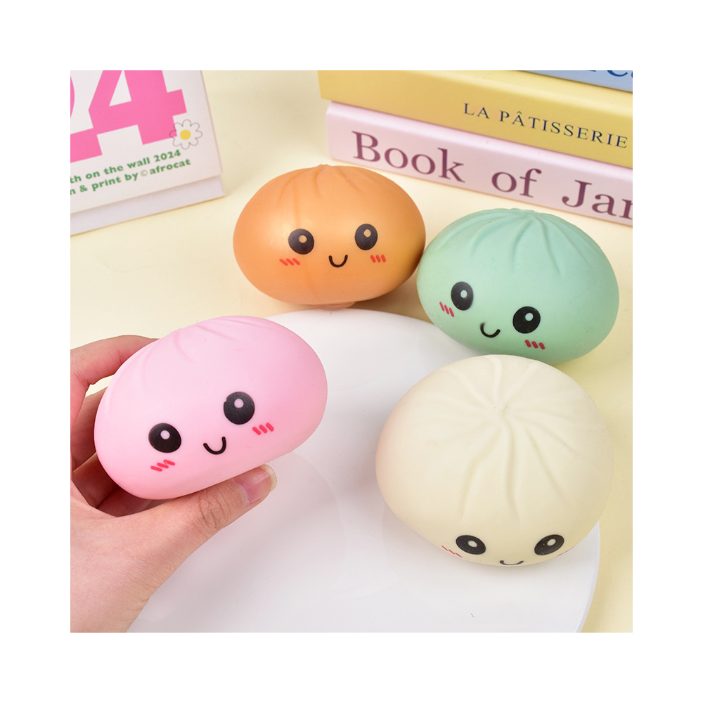 Squishy Dumpling Αντιστρές Παιχνίδι 8x4.5εκ σε 4 Χρώματα - 1 Τμχ