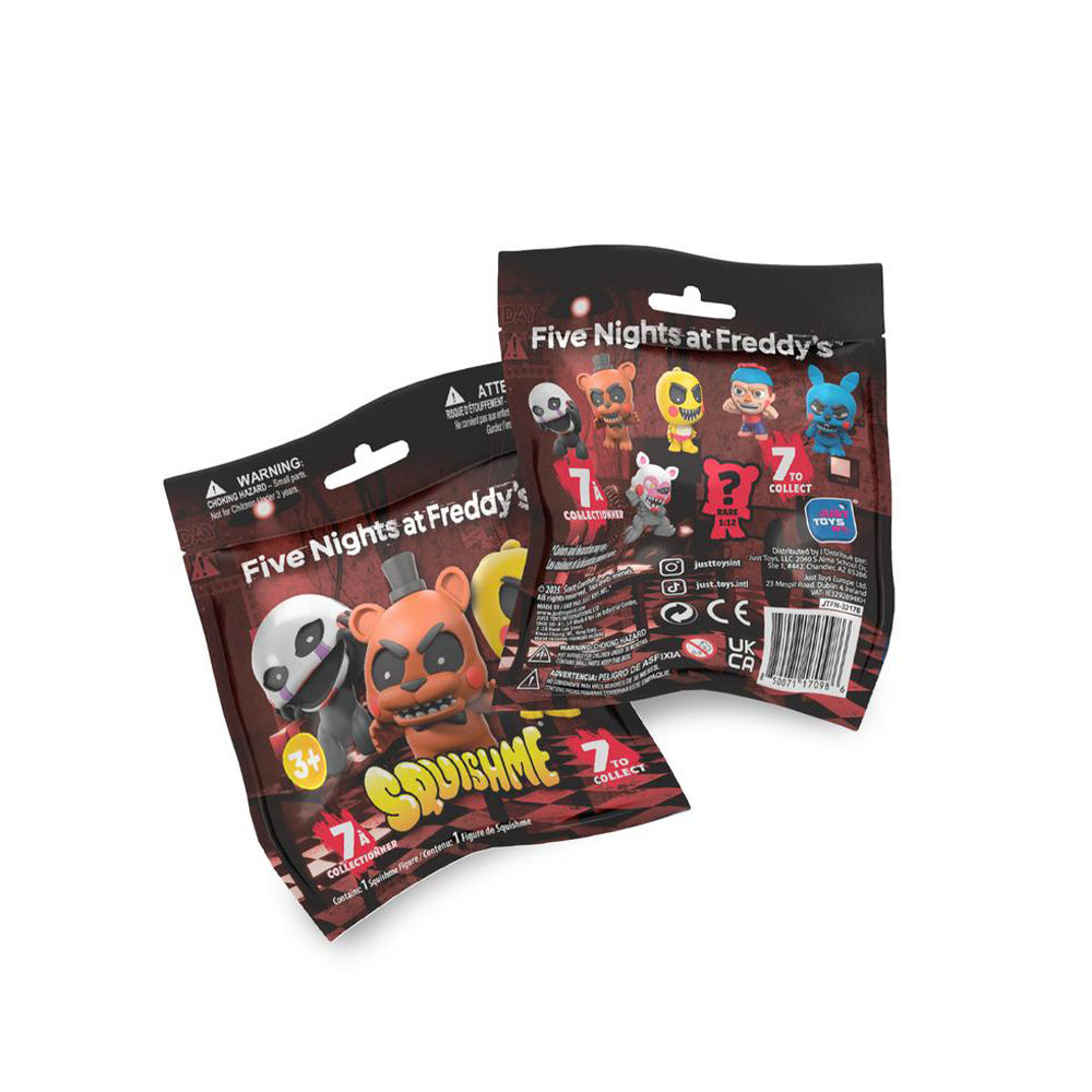 Σακουλάκι με Squishy Φιγούρα Five Nights At Freddy's σε 7 Σχέδια - 1 Τμχ