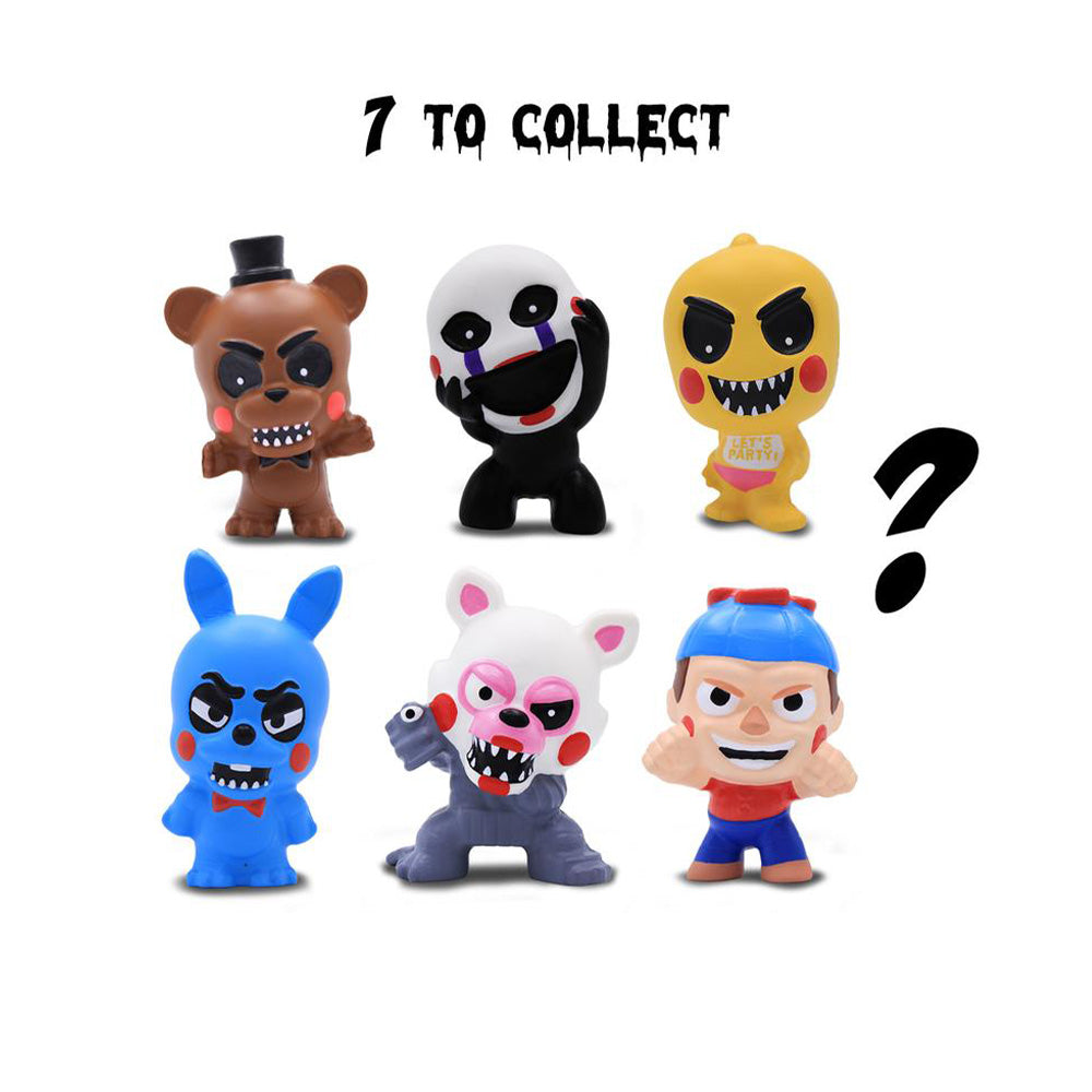 Σακουλάκι με Squishy Φιγούρα Five Nights At Freddy's σε 7 Σχέδια - 1 Τμχ