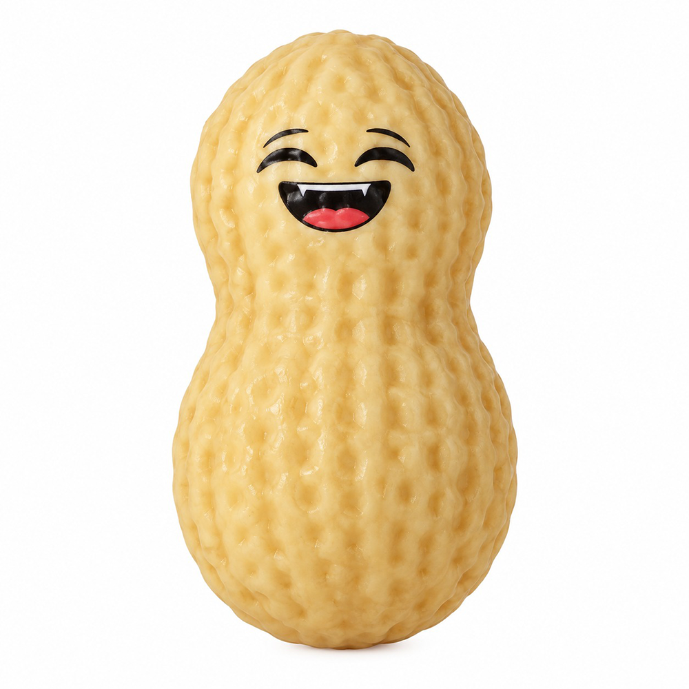 Squishy Φυστίκι με Χαμογελαστό Πρόσωπο 10 εκ σε 2 Σχέδια - 1 Τμχ