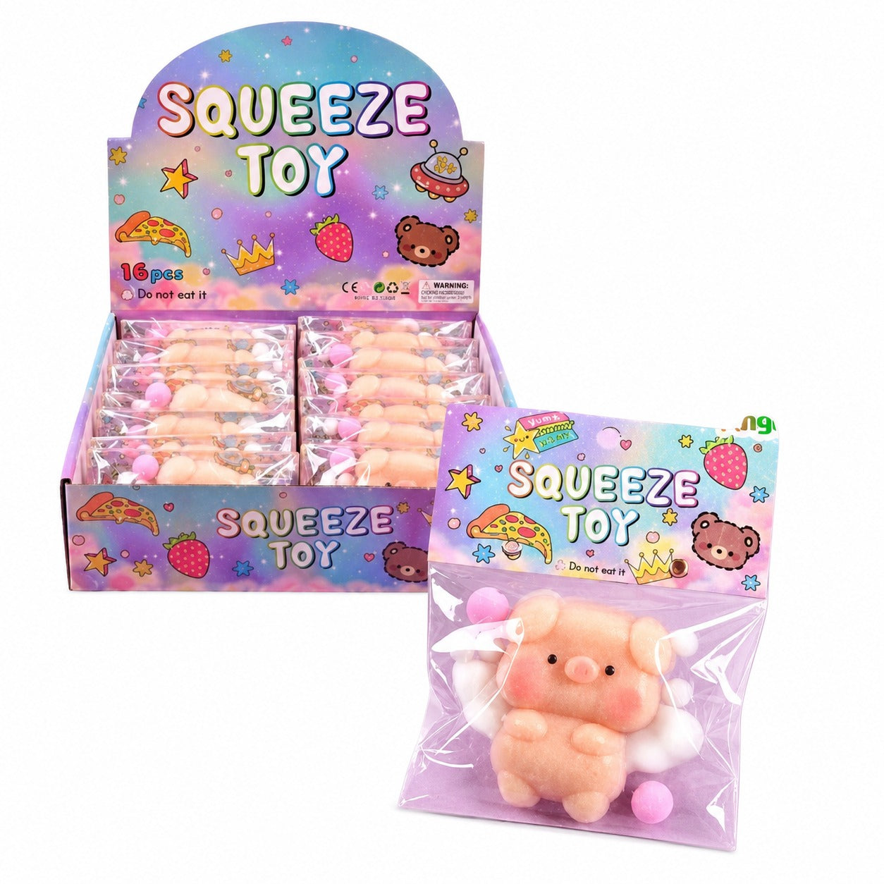 Squishy Antistress Γουρουνάκι 9x7 εκ
