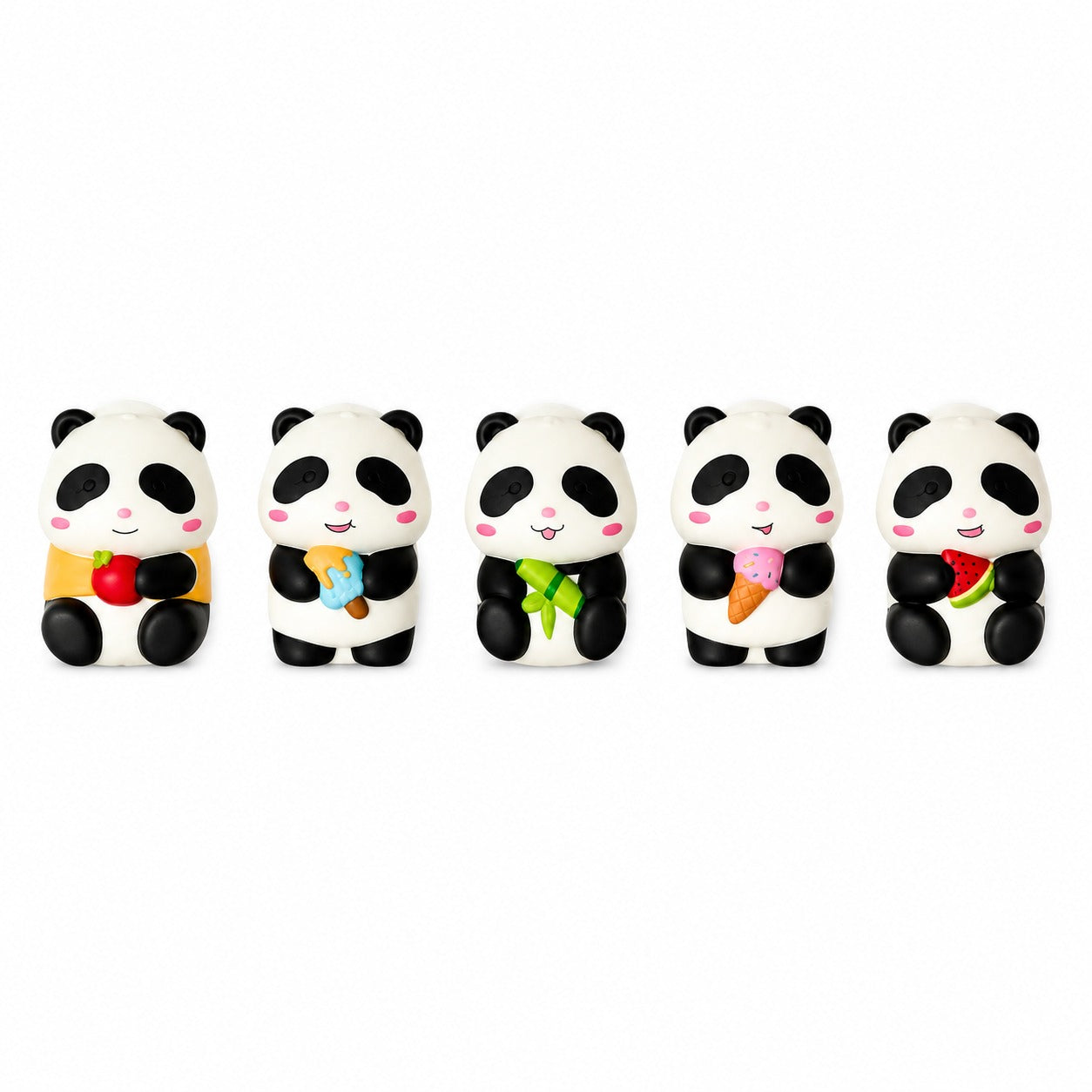Squishy Panda Αντιστρές Παιχνίδι 10 εκ σε 5 Σχέδια - 1 Τμχ