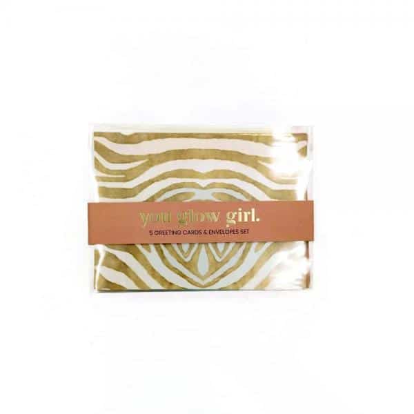 Ff Greeting Cards Gold