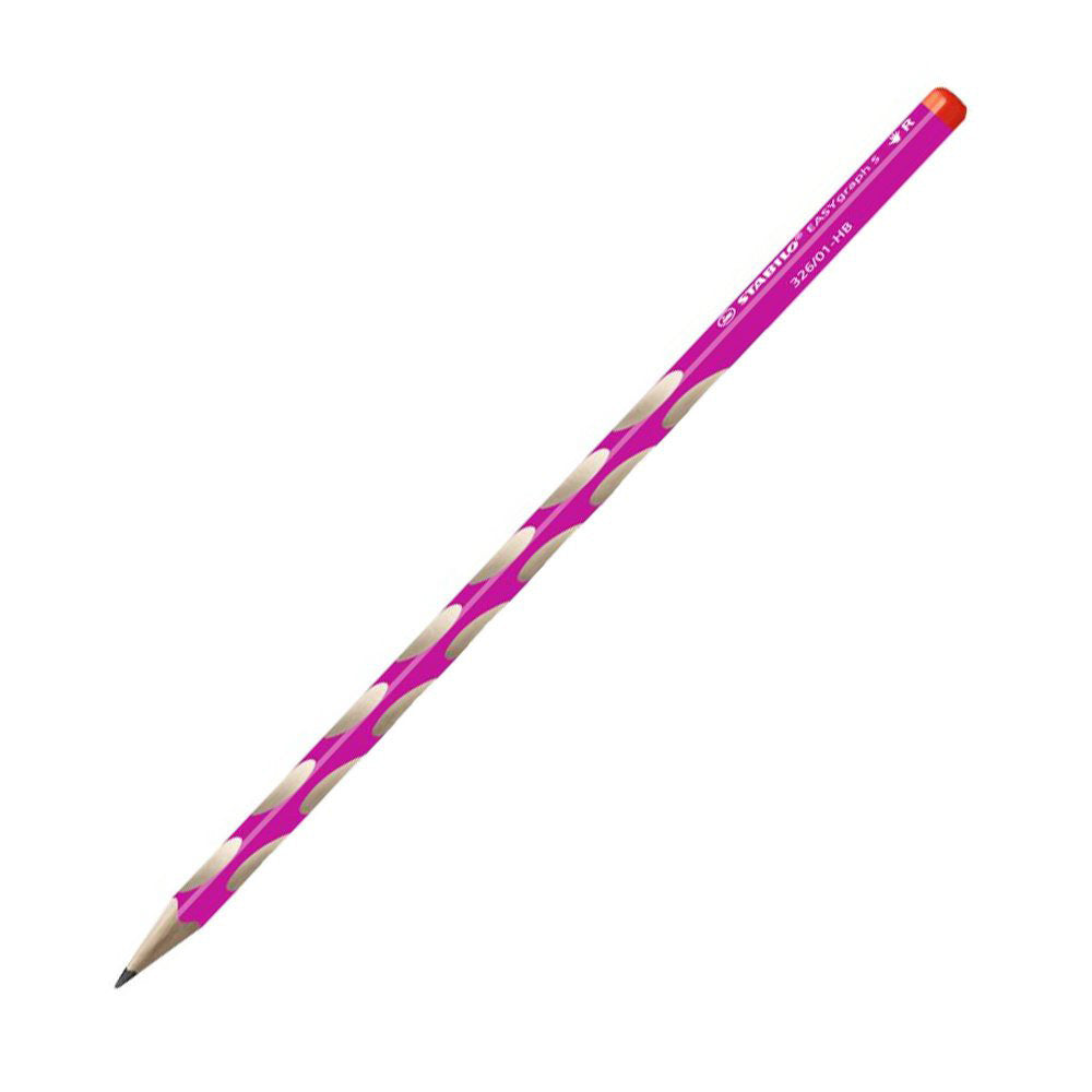Stabilo Μολύβι Easygraph S Slim Για Δεξιόχειρες HB Ροζ 326/01