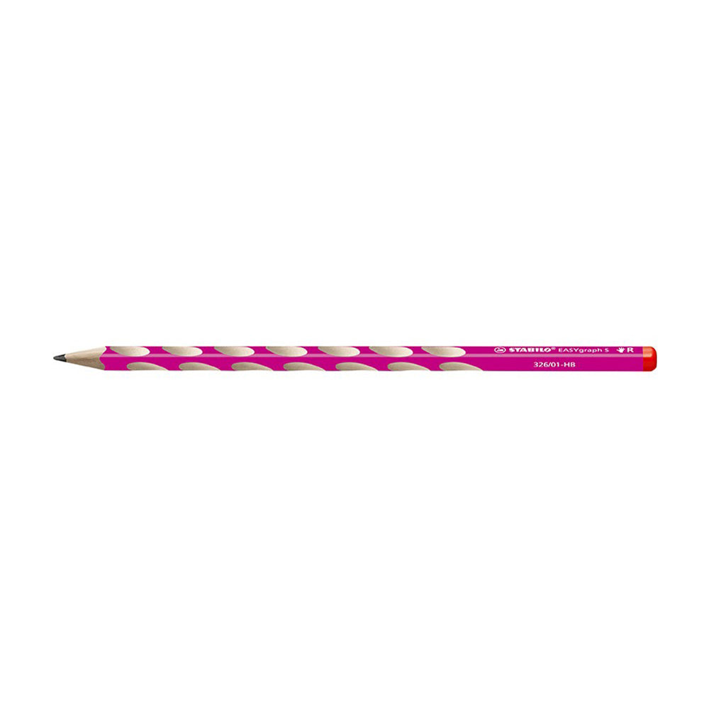 Stabilo Μολύβι Easygraph S Slim Για Δεξιόχειρες HB Ροζ 326/01