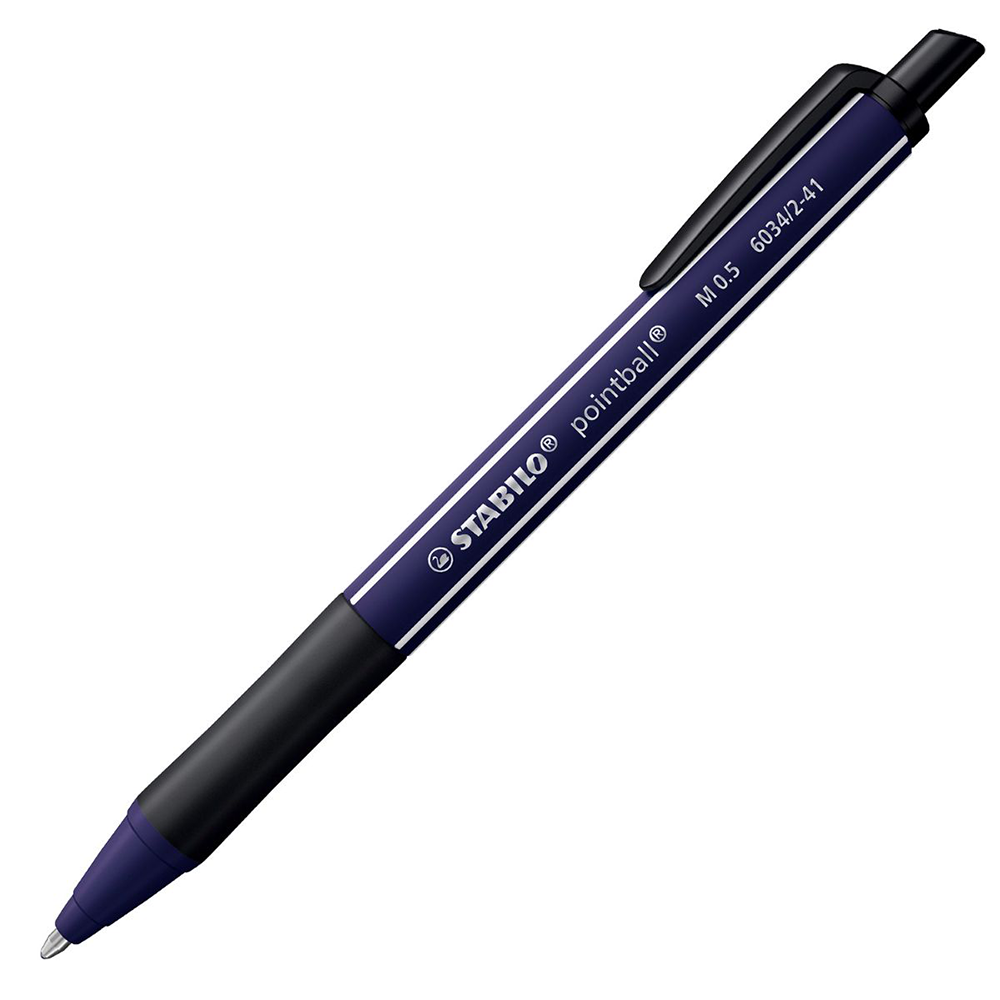 Stabilo Pointball Wildflower Στυλό Διαρκείας Μπλε 0.5mm Μπλε Μελάνι