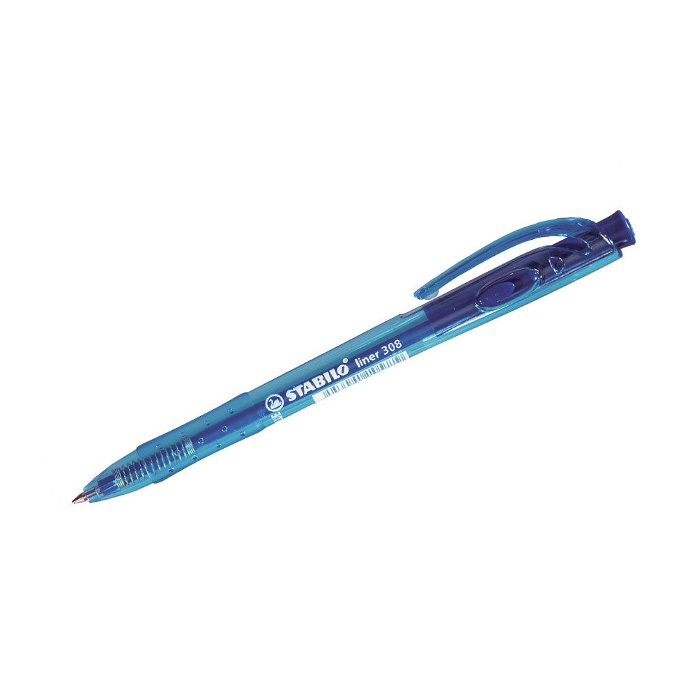Stabilo Στυλό Με Κουμπί 308 0.4mm Μπλε