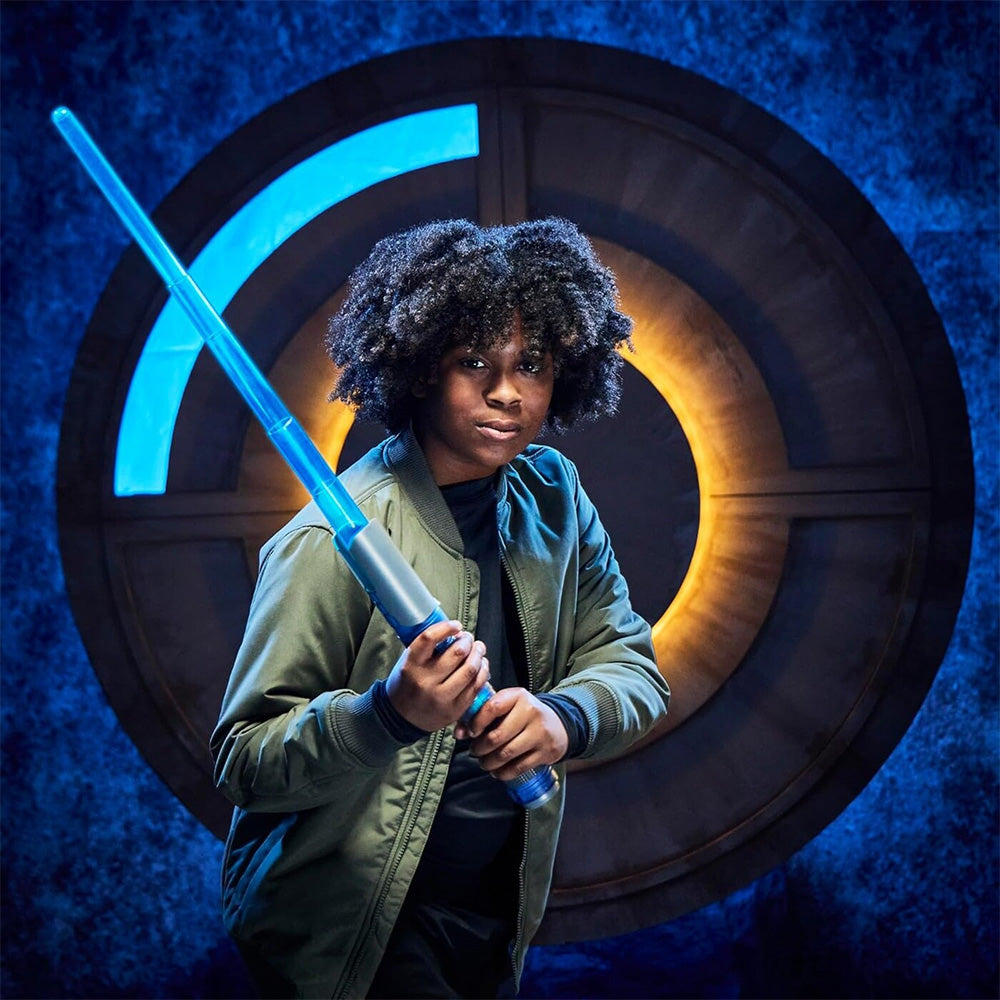 Hasbro Star Wars Lightsaber Forge Kyber Core Cal Kestis, Blue Customisable Electronic 