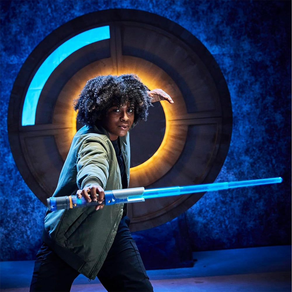 Hasbro Star Wars Lightsaber Forge Kyber Core Cal Kestis, Blue Customisable Electronic 