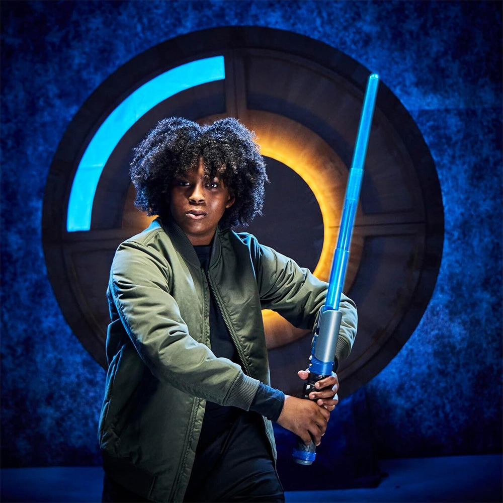 Hasbro Star Wars Lightsaber Forge Kyber Core Cal Kestis, Blue Customisable Electronic 