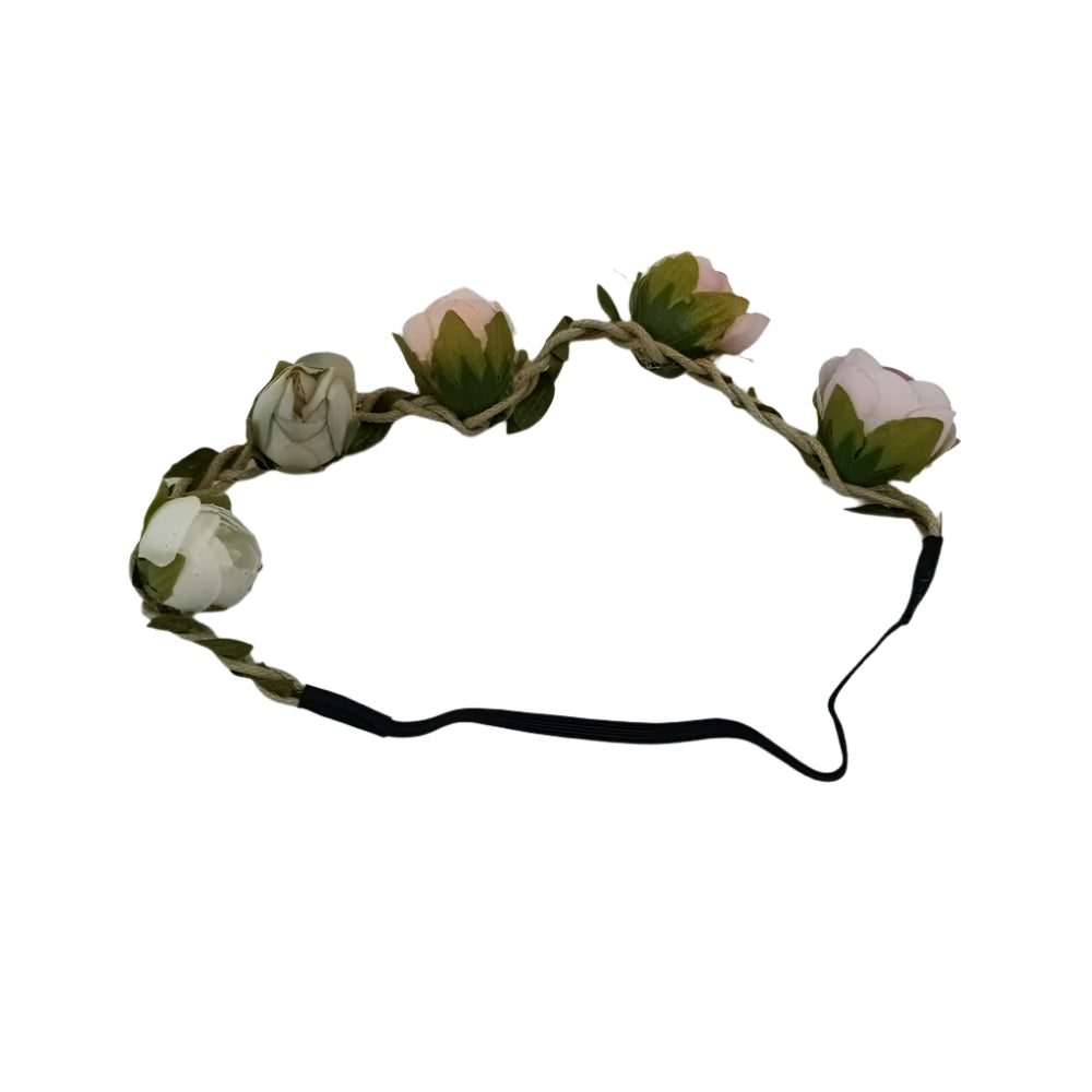 OEMΣτεφανάκι Μαλλιών Με Λάστιχο Τριανταφυλλάκιαpapell.gr