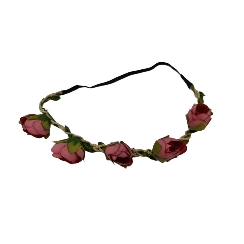 OEMΣτεφανάκι Μαλλιών Με Λάστιχο Τριανταφυλλάκιαpapell.gr