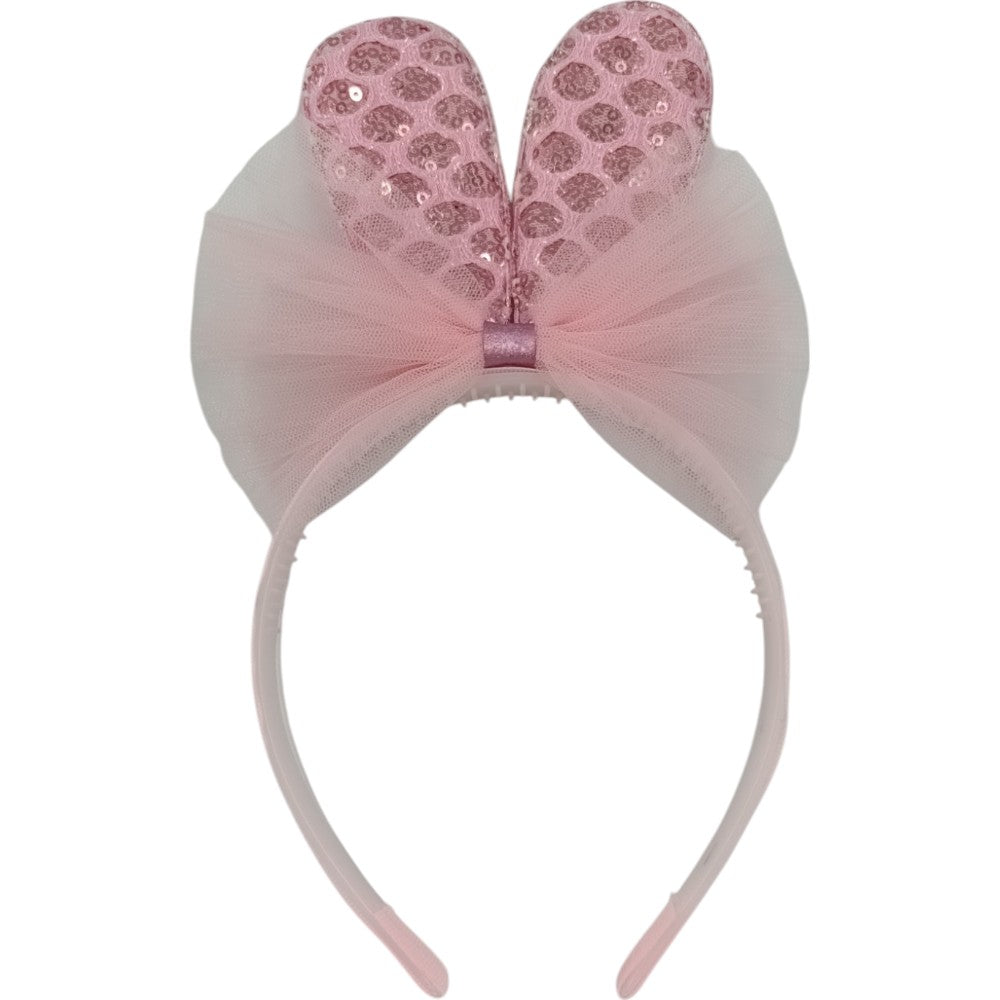 OEMΣτέκα Αυτιά Λαγού Με Φιόγκο Τούλι 3 Χρώματαpapell.gr