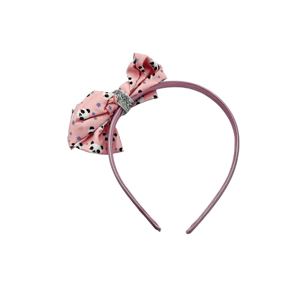 OEMΣτέκα Φιογκάκι Με Panda Διάφορα Χρώματα - 1 Τμχpapell.gr