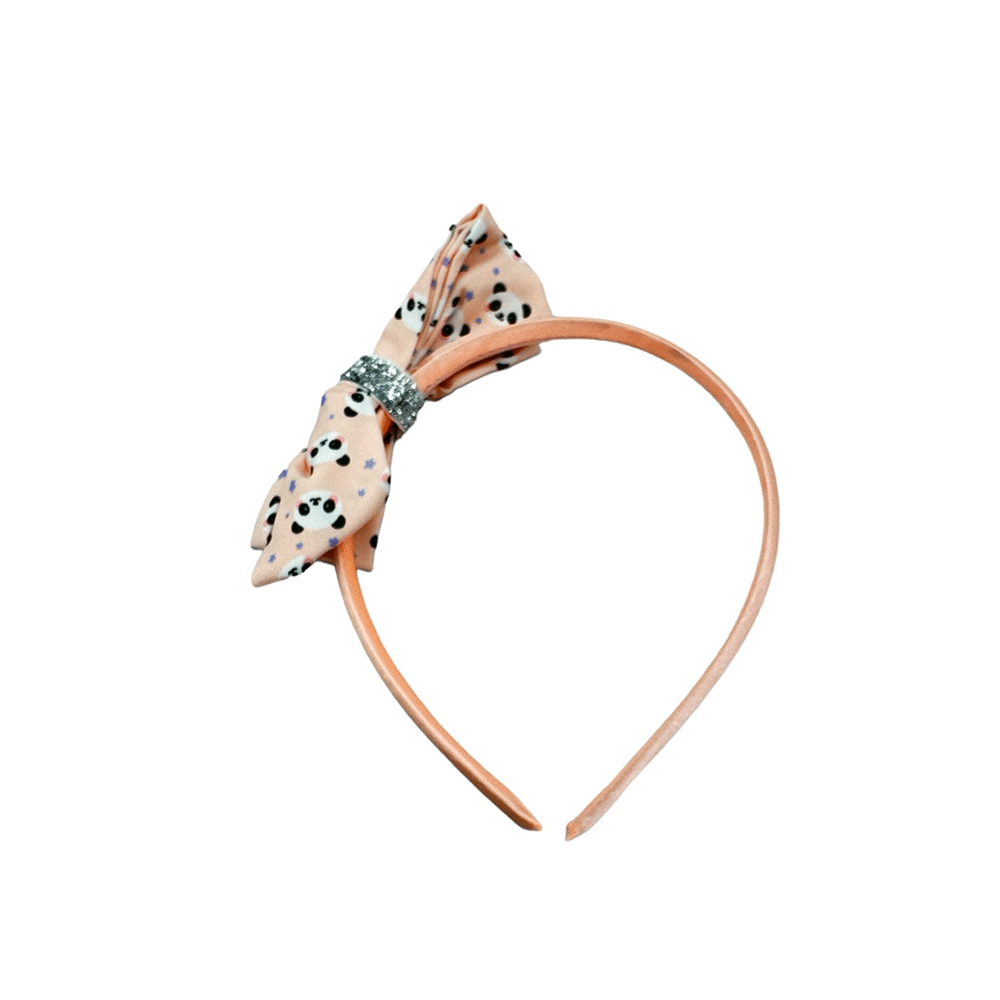 OEMΣτέκα Φιογκάκι Με Panda Διάφορα Χρώματα - 1 Τμχpapell.gr