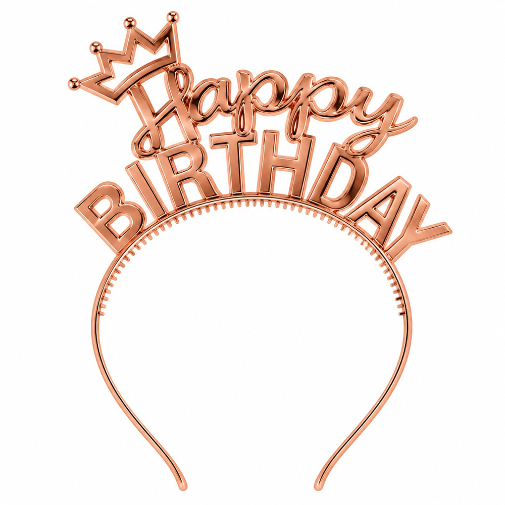 Στέκα Happy Birthday με Κορώνα Πλαστική