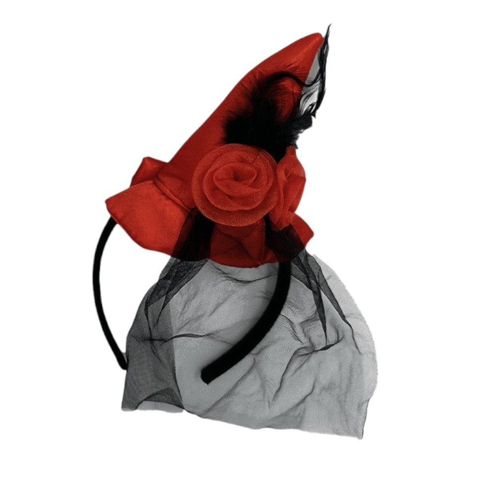 Στέκα Καπελάκι Μαγισσούλα Με Βελό