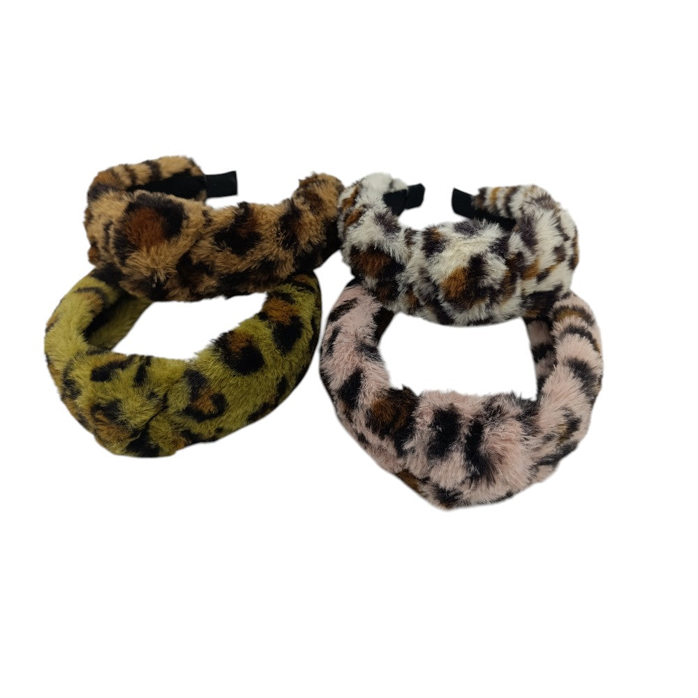 Στέκα Μαλλιών Animal Fluffy 4 Χρώματα - 1 τμχ