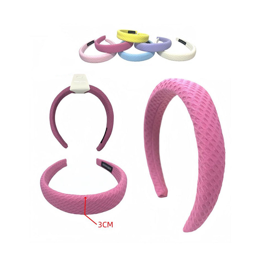 OEMΣτέκα Μαλλιών Μονόχρωμη Σαγρέ Pastel 3 Εκ 6 Χρώματα - 1 Τμχpapell.gr