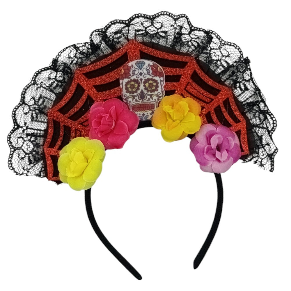 Στέκα Με Λουλούδια Halloween 2 Σχέδια- 1Τμχ