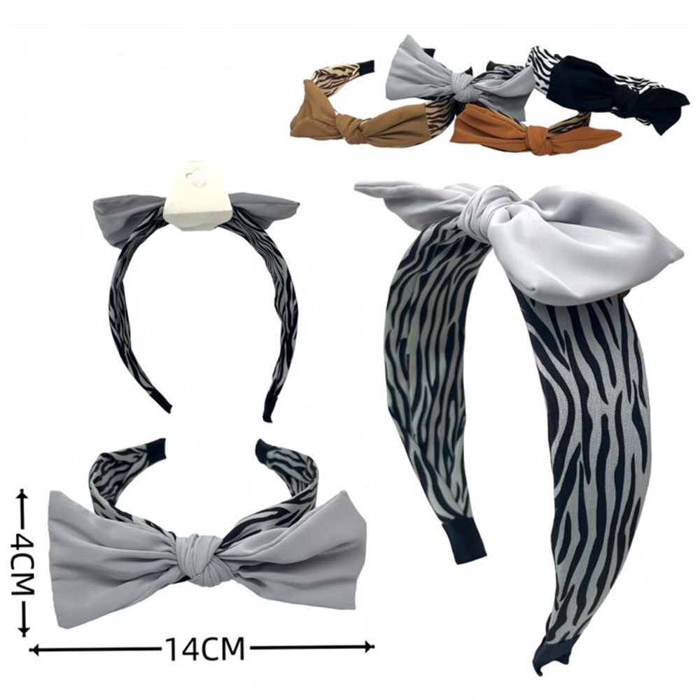 OEMΣτέκα Φαρδιά Σχέδιο Zebra Με Φιόγκο 4 Χρώματαpapell.gr