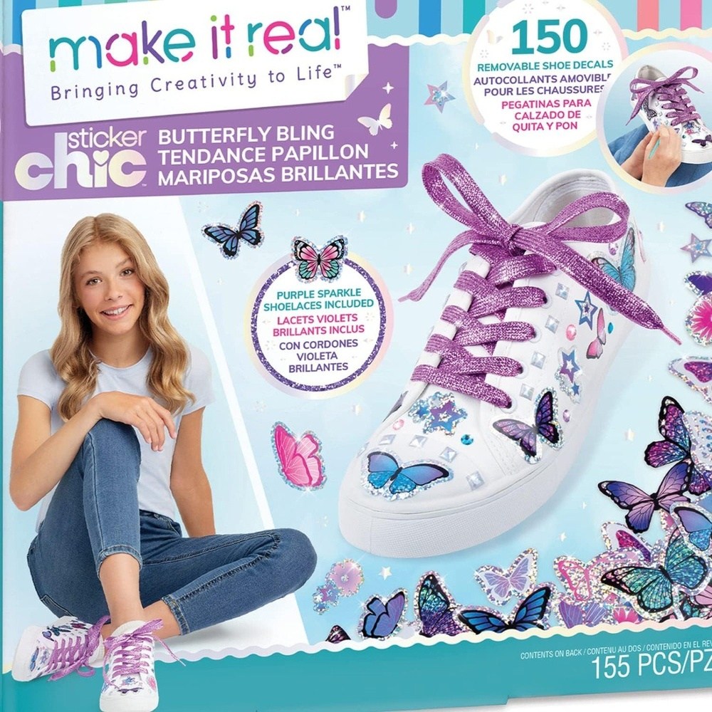 Make It Real! Sticker Chic:Butterfly Bling
