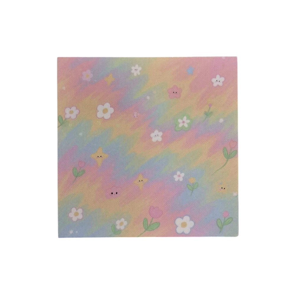 Χαρτάκια Σημειώσεων Sticky Notes 7,5x7,5 εκ Rainbow - 100 Φύλλα