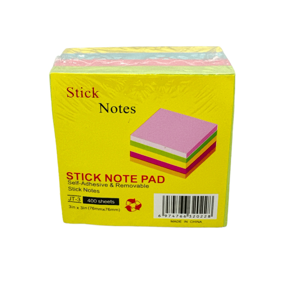 OEMSticky Note Pad Pastel 400 Sheets 7.6X7.6 εκpapell.gr
