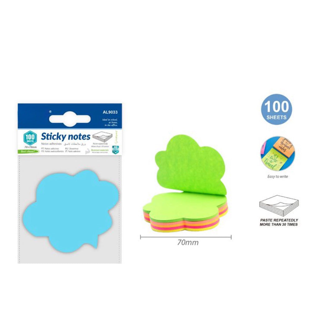 Sticky Notes Συννεφάκι 70χ70mm - 100 Τμχ