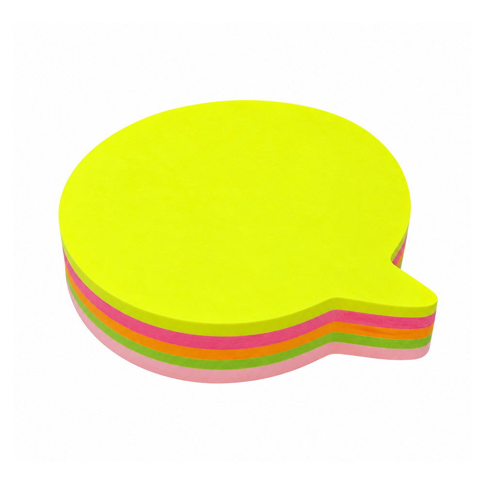 Χαρτάκια Σημειώσεων Sticky Notes Συννεφάκι Διαλόγου 4 εκ.  5 Χρωμάτων - 250 Φύλλα