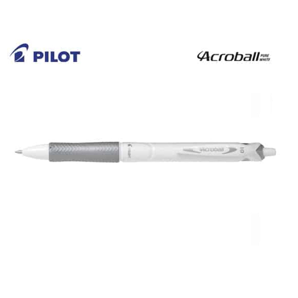 Pilot Στυλο Acroball Pure White Medium Μαυρο