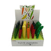 Στυλό Μαγνήτης Fruit & Vegetables Pen 0.7mm Μαύρο 6 Σχέδια -1 τμχ
