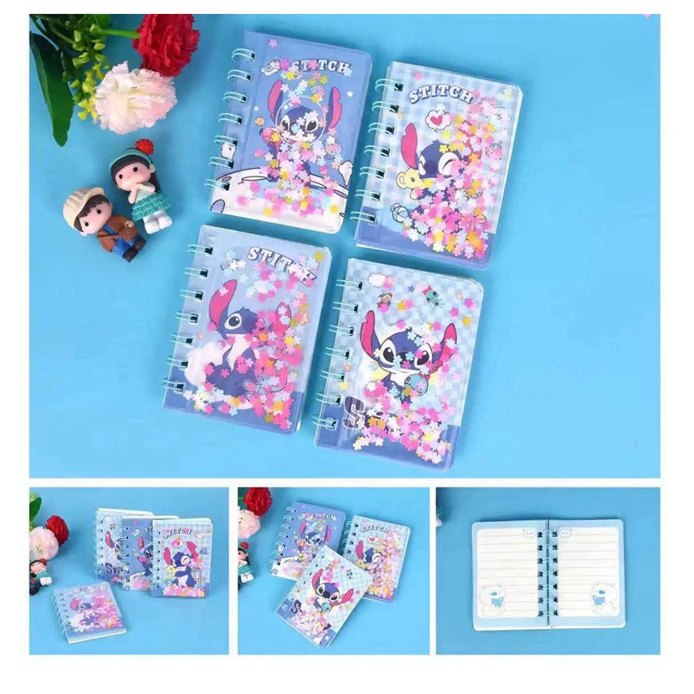 OEMΣημειωματάριο Stitch Με Νερό 11χ8 εκ 4 Σχέδια - 1 Τμχpapell.gr