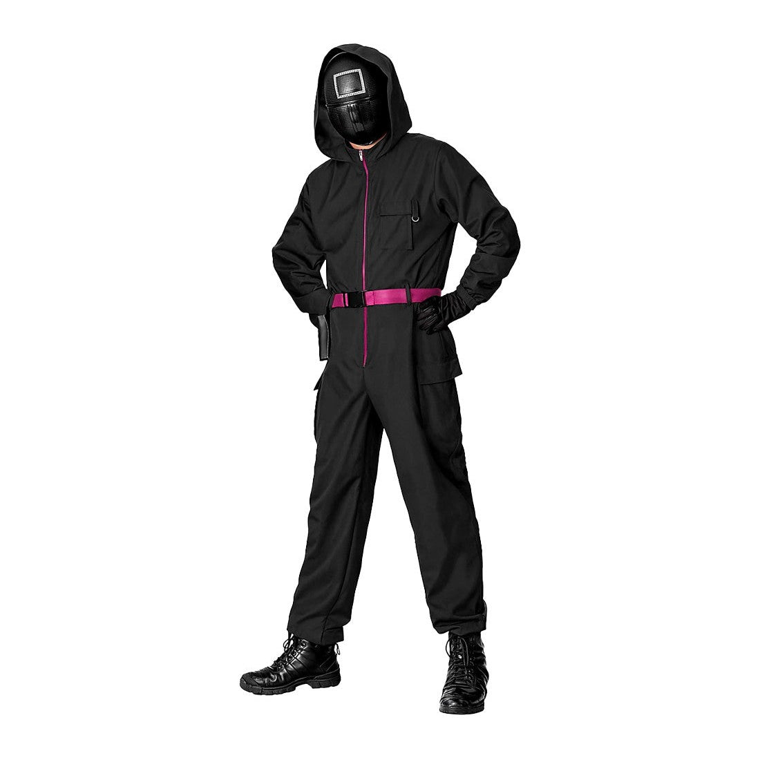 Fun World Αποκριάτικη Παιδική Στολή Αξιωματικός με Μάσκα Τετράγωνο Squid Game