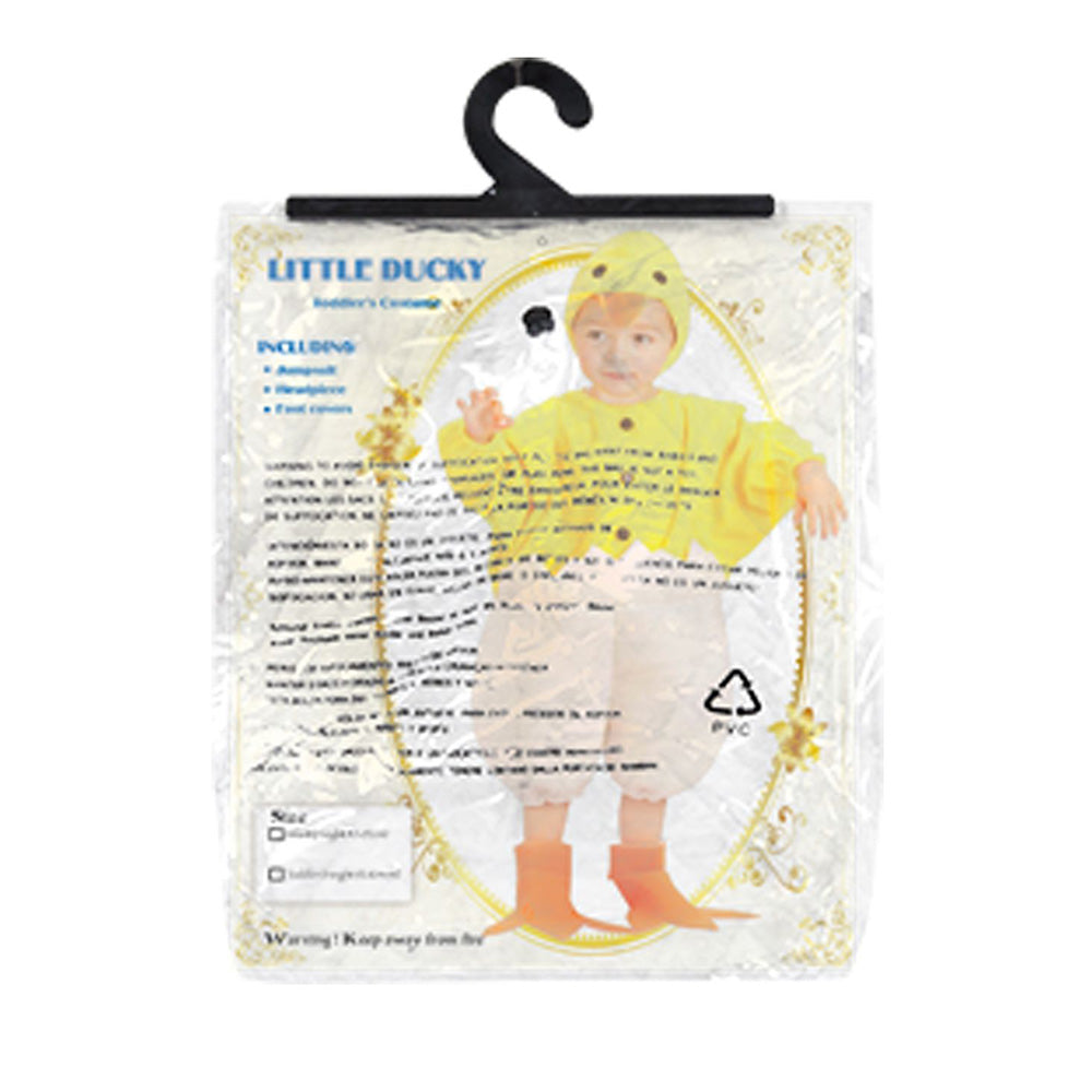 Στολή Βρεφική Παπάκι με Ολόσωμη Φόρμα, Αξεσουάρ Κεφαλής & Καλύμματα Παπουτσιών