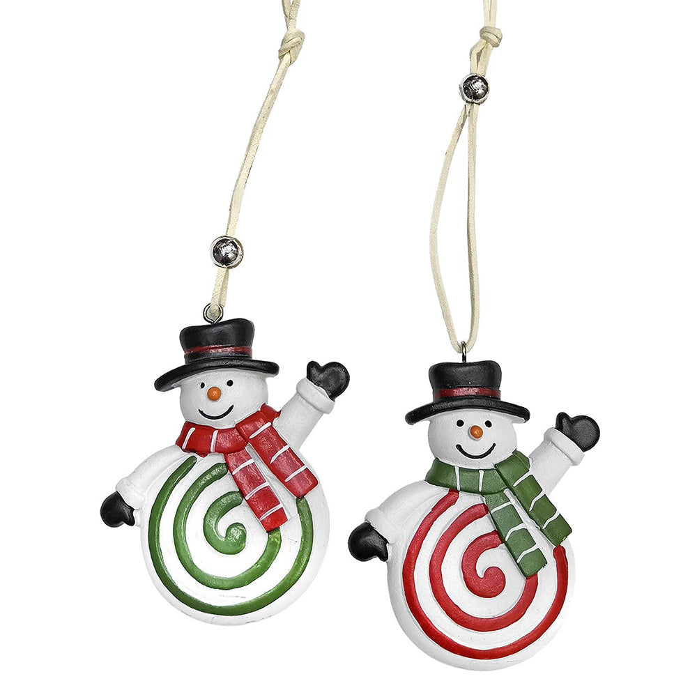 Στολίδι Polyresin Χιονάνθρωπος – 8 εκ