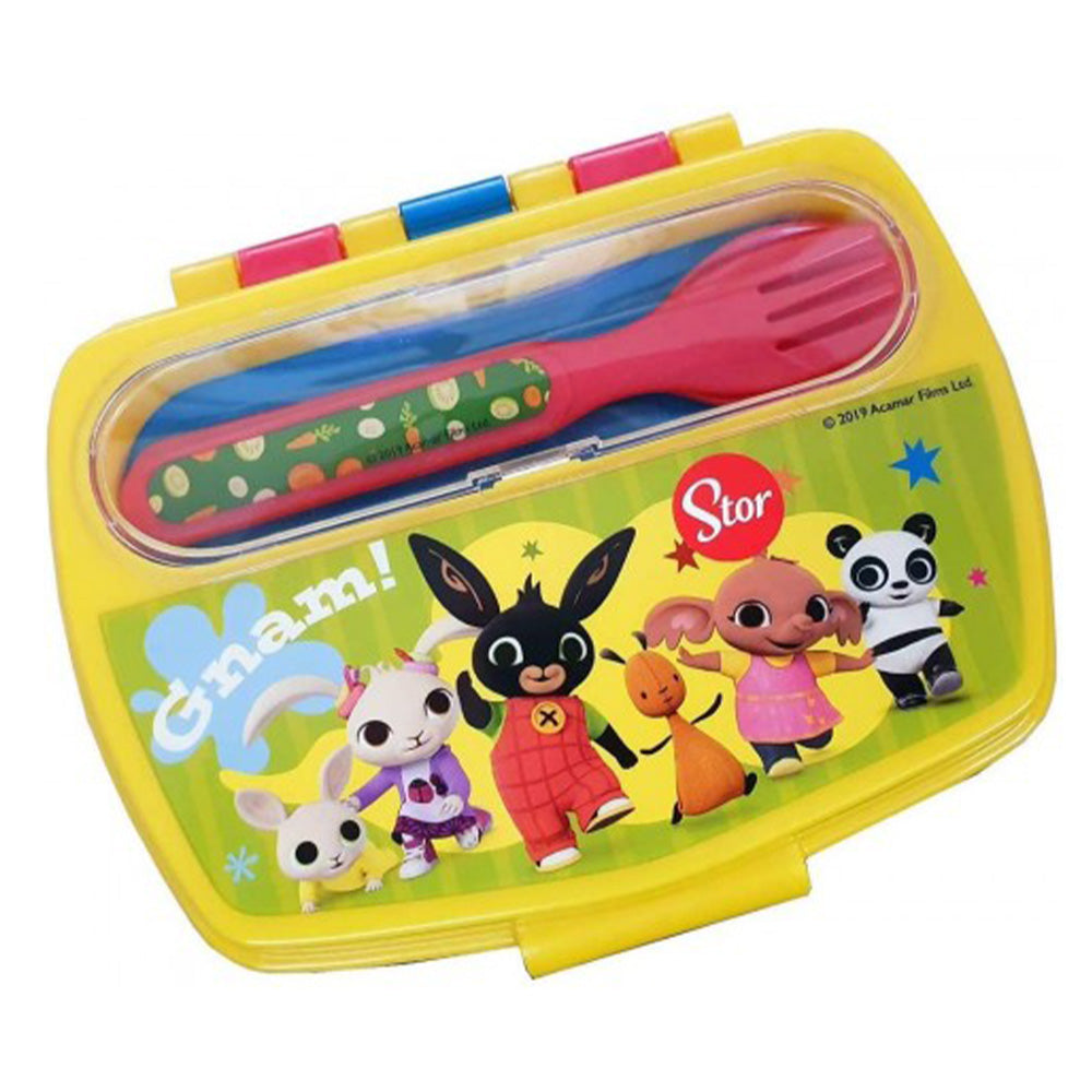Stor Bing Funny Sandwich Box With Cutlery