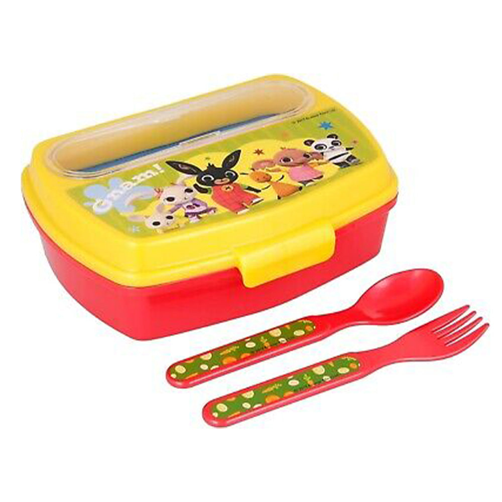 Stor Bing Funny Sandwich Box With Cutlery
