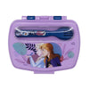 Stor Disney Frozen Funny Sandwich Box With Cutlery