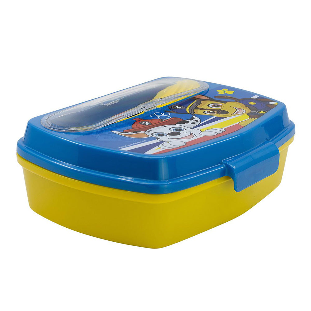 Stor Paw Patrol Funny Sandwich Box With Cutlery