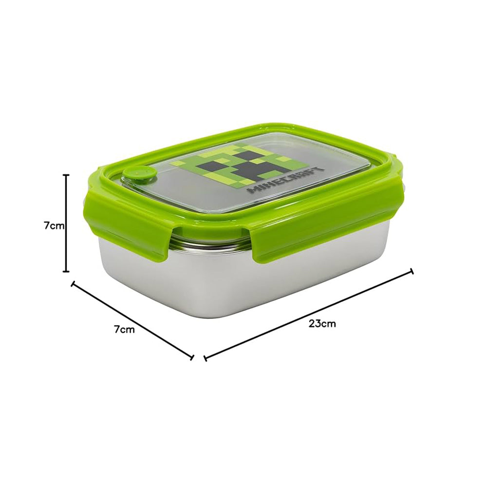 Stor Minecraft Φαγητοδοχείο Stainless Steel Rectangular Sandwich Box