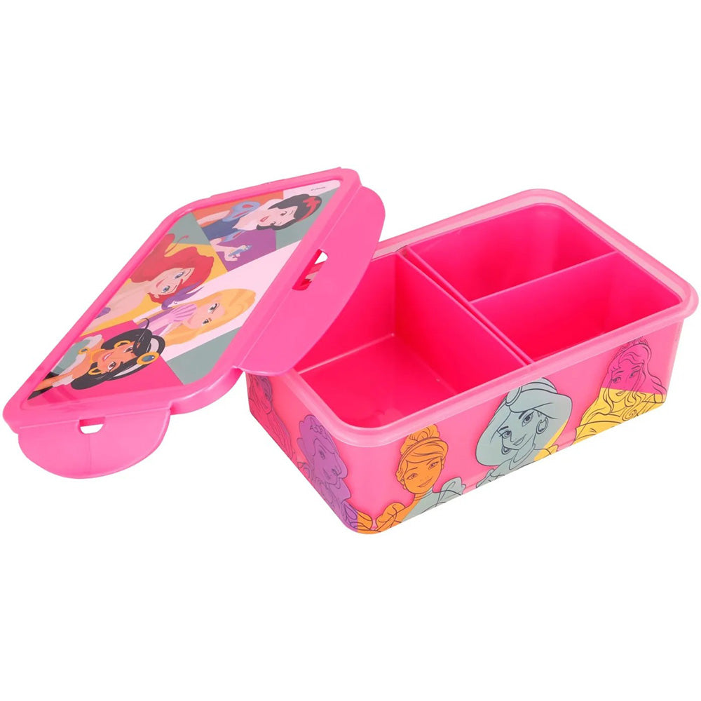 Stor Disney Princess Bright & Bold Compartment Sandwich Box