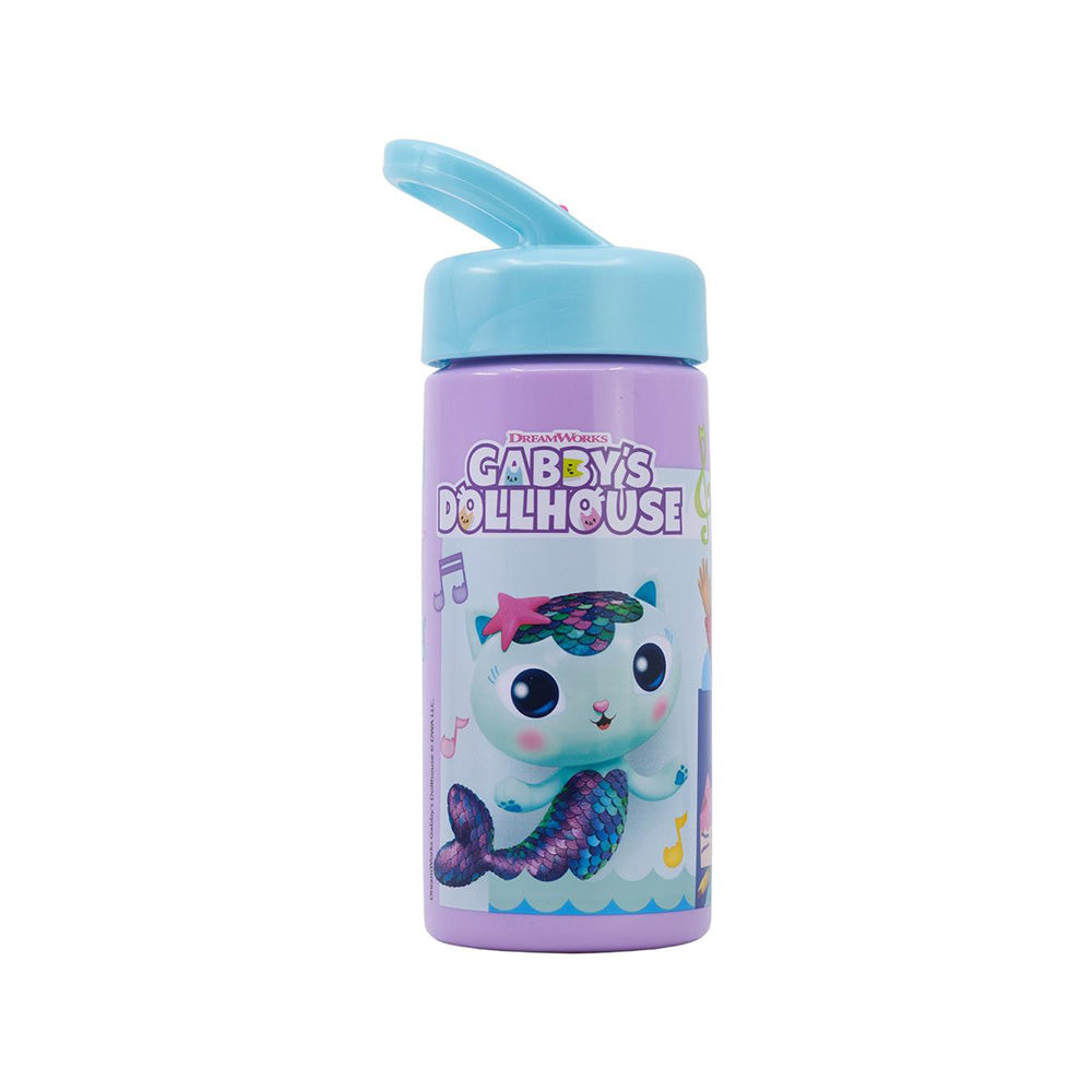 Stor Gabby's Dollhouse Παγούρι Με Καλαμάκι 410ml