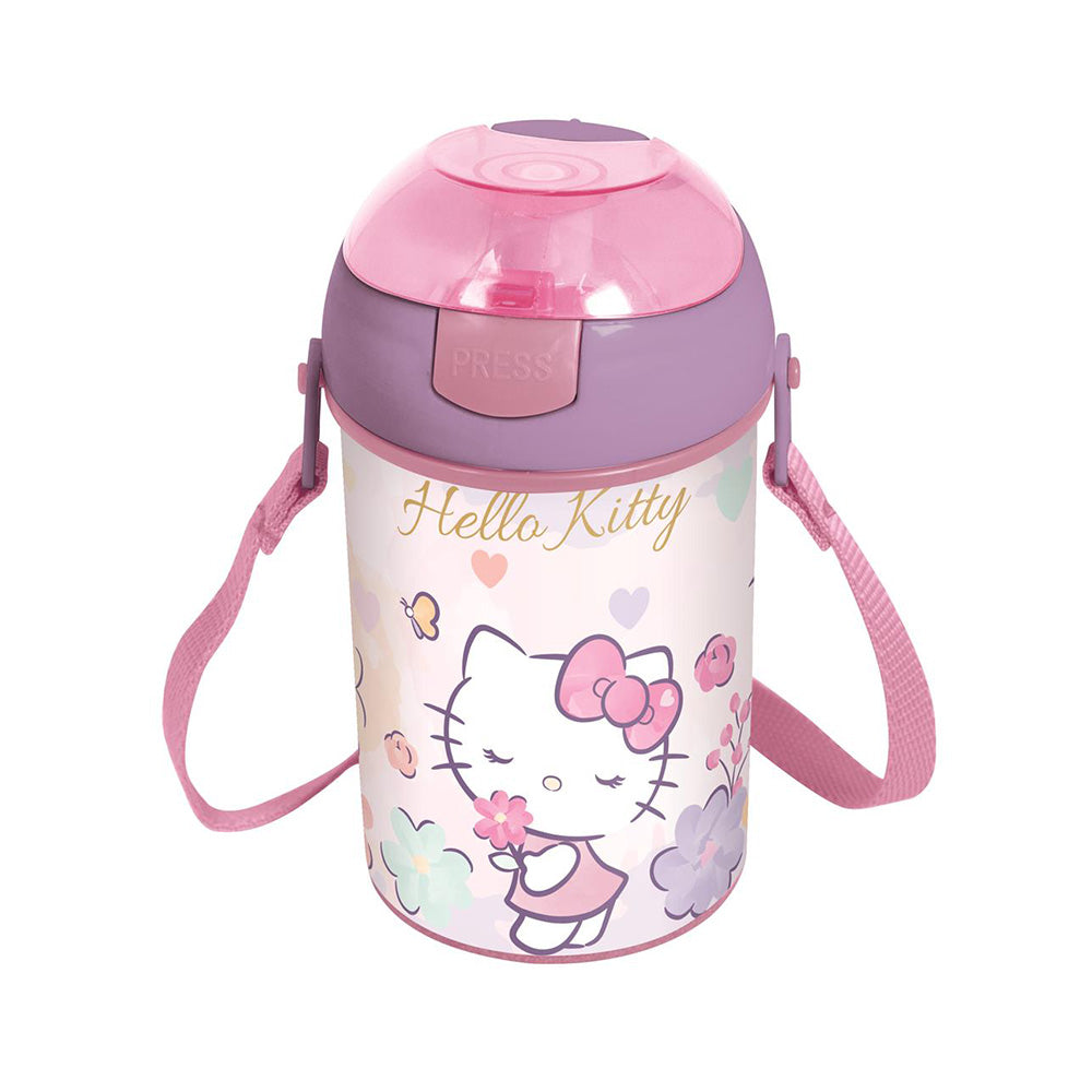 Stor Hello Kitty Pop Up Παγούρι Με Αναδιπλούμενο Στόμιο 450ml