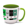 Stor Minecraft Squared Pattern Κεραμική Κούπα 385ml