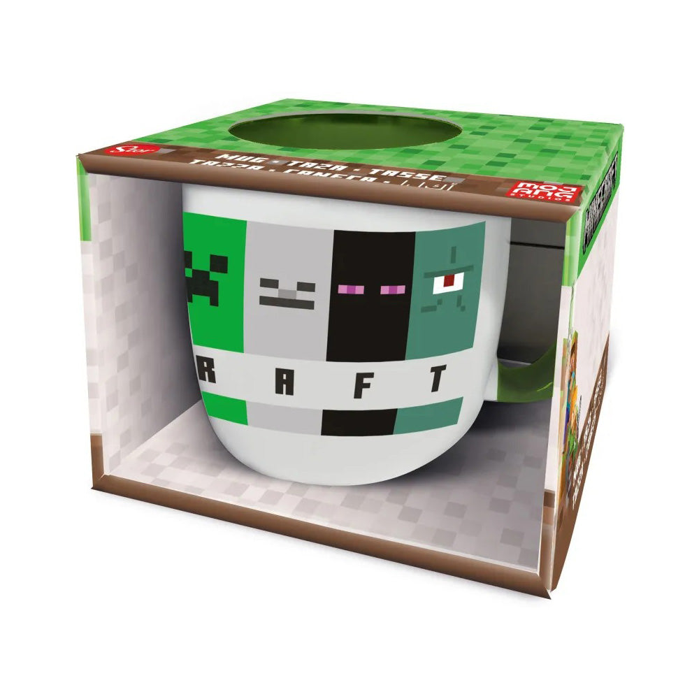 Stor Minecraft Squared Pattern Κεραμική Κούπα 385ml