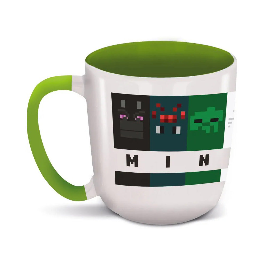 Stor Minecraft Squared Pattern Κεραμική Κούπα 385ml