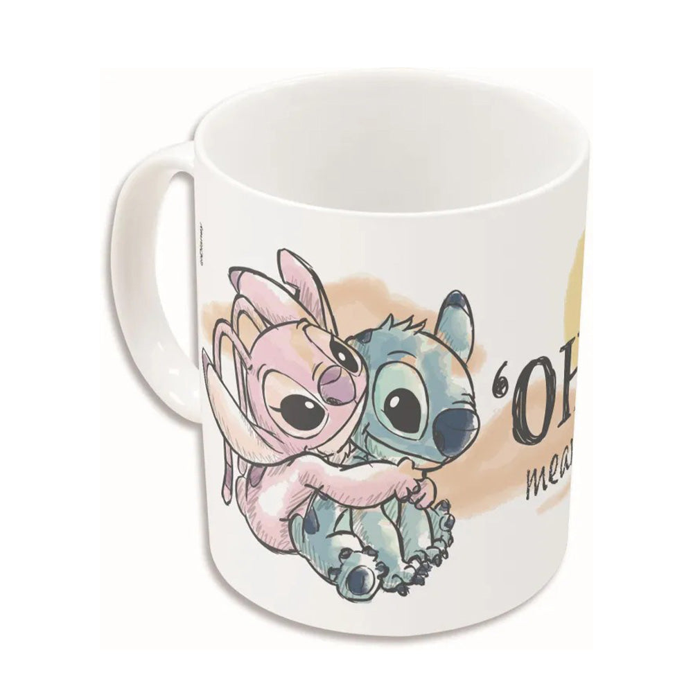Stor Disney Stitch & Angel Ohana Dnls Κεραμική Κούπα 325ml