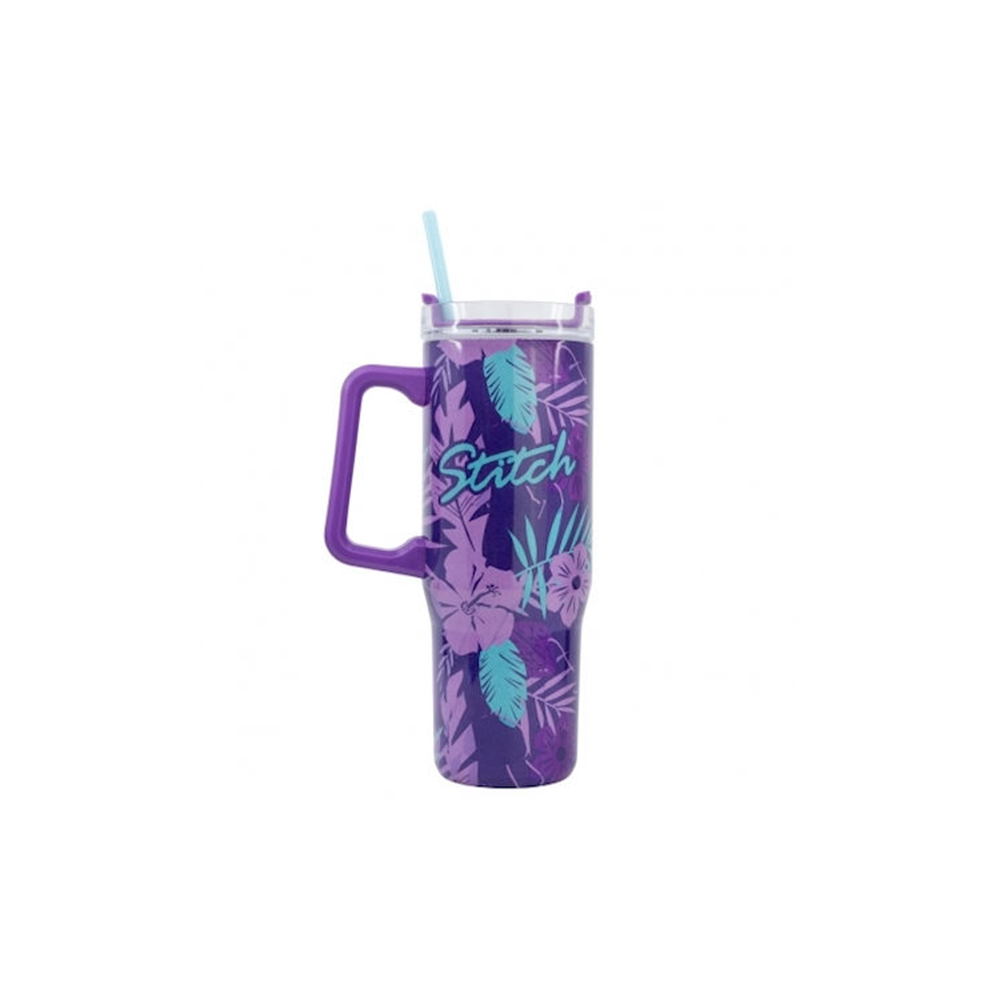 StorStor Disney Stitch Ανοξείδωτος Θερμός Κούπα Μωβ 940 mlpapell.gr